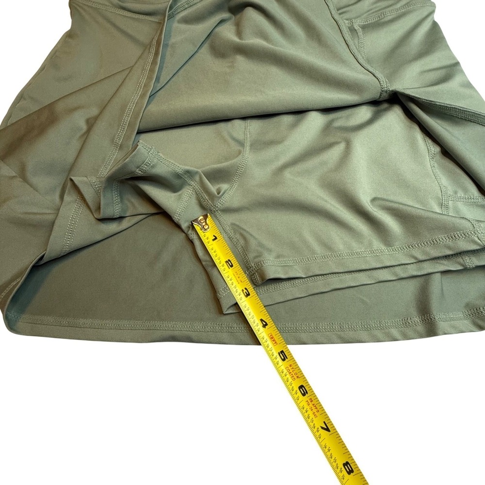 ✨Caracilia Athletic Tennis Skirt Dress Sleeveless Open Back Drawstring Sz L - Picture 12 of 13